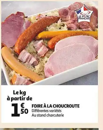 Auchan Foire à la choucroute offre