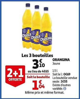 Auchan Orangina offre