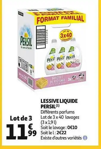 Auchan Lessive liquide persil offre