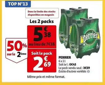 Auchan Perrier offre