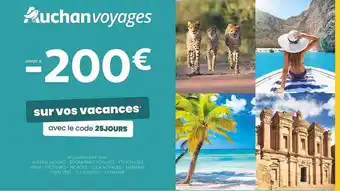 Auchan Auchan voyages offre