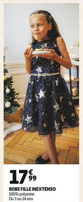 Auchan Robe fille inextenso offre