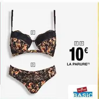 Cora x Carrefour La parure influx basic offre