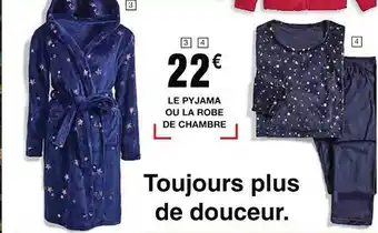 Cora x Carrefour Le pyjama ou la robe de chambre offre