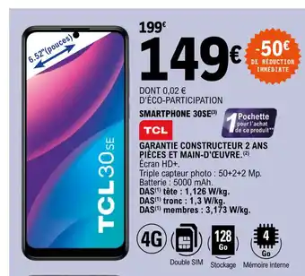 E.Leclerc Smartphone 30SE offre