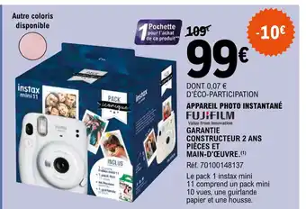 E.Leclerc Appreil Photo Instantane offre