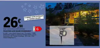 E.Leclerc Projecteur Laser Solaire Rechargeable offre
