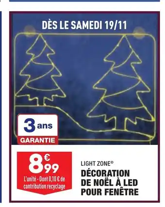 ALDI Decoration De Noel A Led Pour Fenetre offre