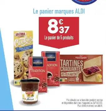ALDI Le Panier Marques ALDI offre