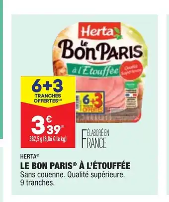 ALDI Le Bon Paris A L'Etouffee offre