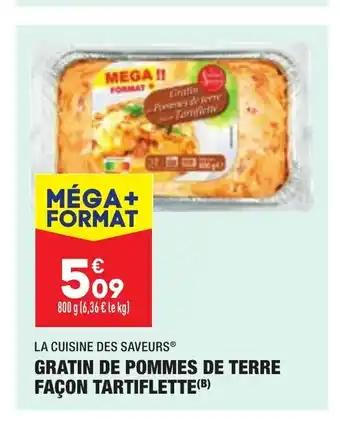 ALDI Gratin De Pommes De Terre Facon Tartiflette offre