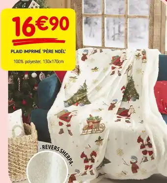 L'incroyable Plaid imprimé 'père noël' offre