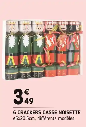 6 crackers casse noisette