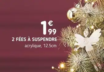 2 fées à suspendre