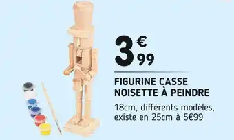 L'incroyable Figurine casse noisette à peindre offre