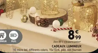 Cadeaux lumineux