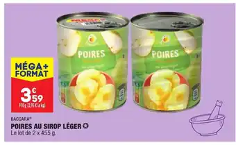ALDI Poires Au Sirop Leger offre