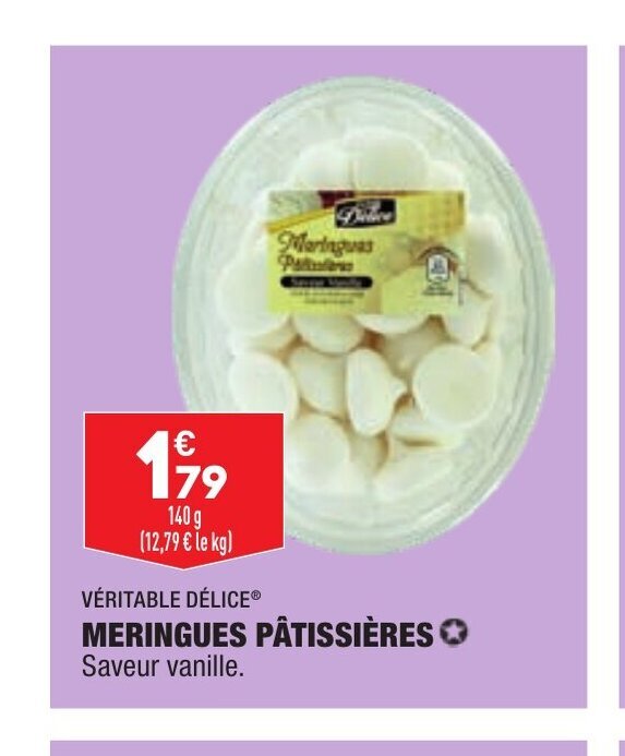 Promo Meringues Patissieres chez ALDI