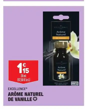 ALDI Arome Naturel De Vanille offre