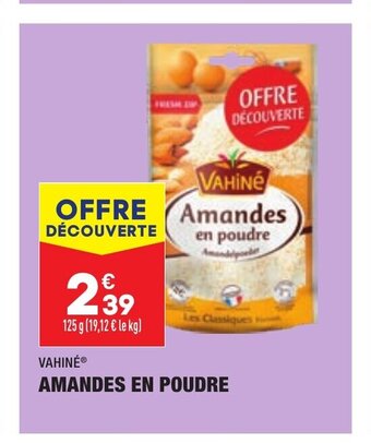 ALDI Amandes En Poudre offre