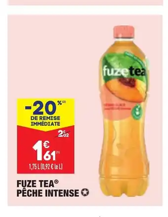 ALDI Fuze Tea Peche Intense offre