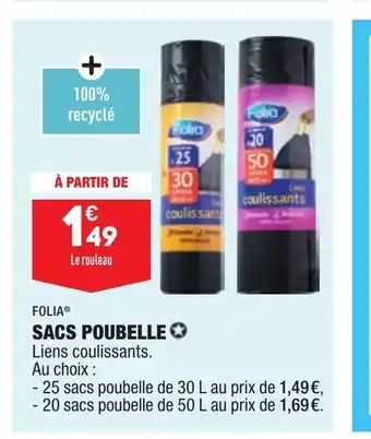 ALDI Sacs Poubelle offre