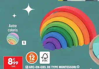 Arc-en-Ciel de Type Montessori