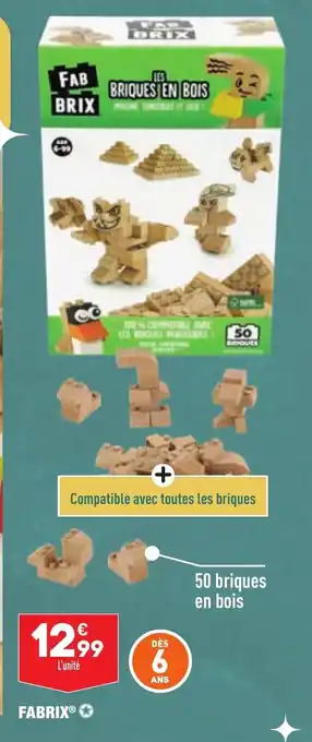 50 Briques en Bois