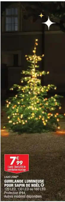 ALDI Guirlande Lumineuse Pour Sapin de Noël offre