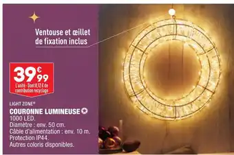 ALDI Couronne Lumineuse offre