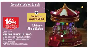 ALDI Village de Noël à LED offre