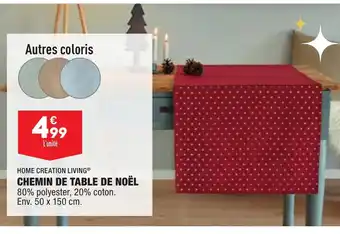 ALDI Chemin de Table de Noël offre