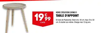 ALDI Table D'Appoint offre