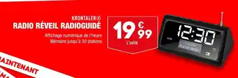 ALDI Radio Réveil Radioguidé offre