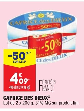 ALDI Caprice des Dieux offre