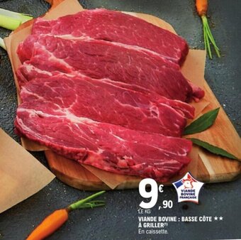 E.Leclerc Viande bovine : basse côte à griller offre