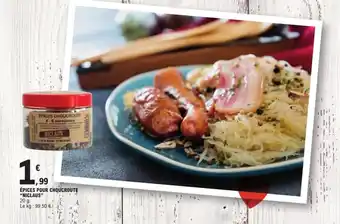 E.Leclerc Épices pour choucroute "NICLAUS" offre