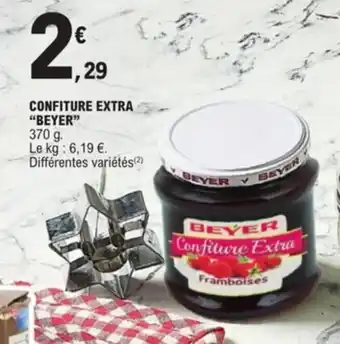 E.Leclerc Confiture extra "BEYER" offre