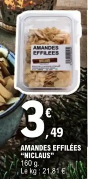 Amandes effilées "niclaus"