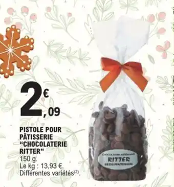 E.Leclerc Pistole pour pâtisserie "chocolaterie ritter" offre