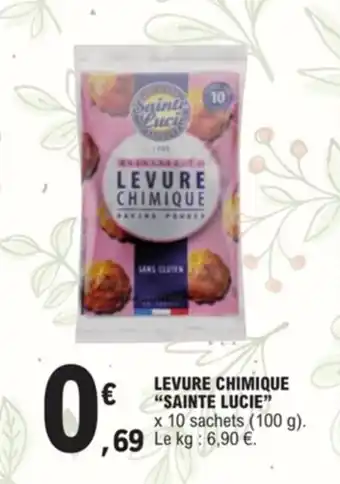 E.Leclerc Levure chimique "SAINTE LUCIE" offre