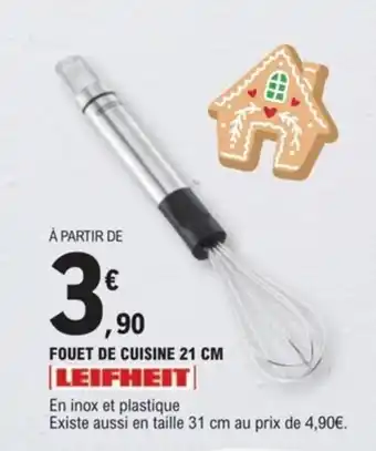 E.Leclerc Fouet de cuisine 21 cm offre