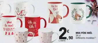 E.Leclerc Mug père noël offre