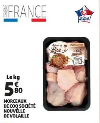 Auchan Morceaux de coq société nouvelle de volaille offre