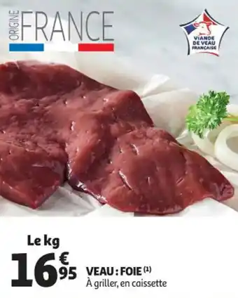 Auchan Veau : foie offre