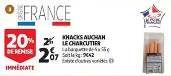 Auchan Knacks auchan le charcutier offre