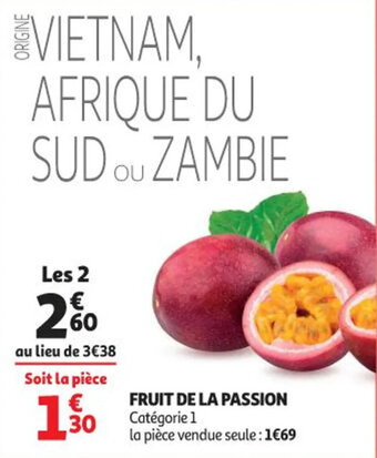 Auchan Fruit de la passion offre