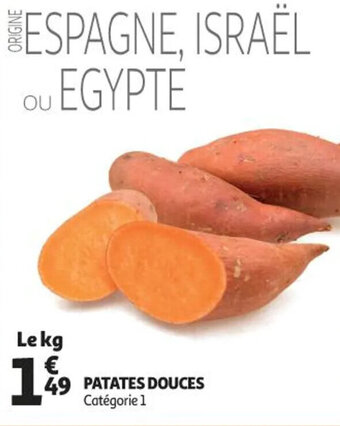 Auchan Patates douces offre