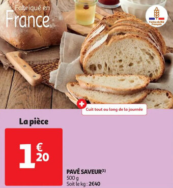 Auchan Pavé saveur offre