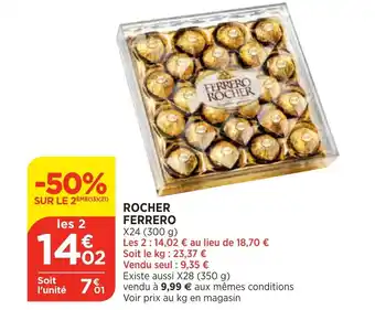 Bi1 Rocher Ferrero offre